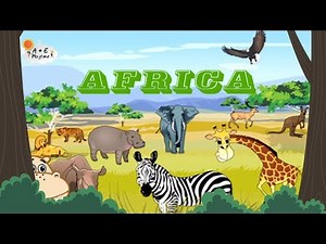 Learn the animals of Africa through puzzles colors and music in Joyland