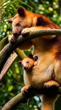 Tree Kangaroo: The Rare Marsupial Living in the Treetops! 🌿🦘