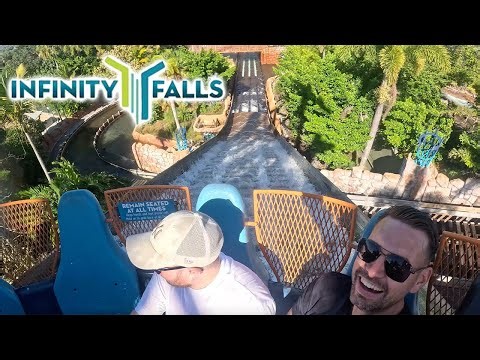 INFINITY FALLS ON RIDE POV | THE BEST WATER RIDE IN THE WORLD | SEAWORLD ORLANDO