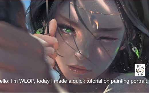 【犒劳眼睛系列】WLOP- Aeolian风之女神的绘制欣赏！ ≖‿≖✧