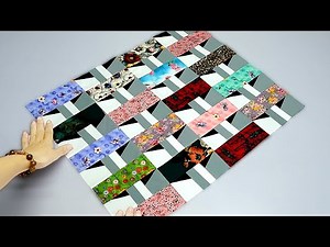 Fun Quilt Ideas - Fast and Simple Quilt - Use Scrap Fabric for Amazing Results