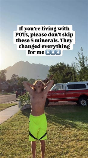 POTs isn’t your body “failing you” or making a “mistake” Its a nervous system response…and its actually trying to help you (let me explain) Imagine thinking of POTS like a power plumbing problem: Your “pipes” (blood volume) can run low, and your “wiring” (autonomic nerves) can get extra jumpy. Minerals help steady both the voltage and the body’s antioxidant “surge protectors” (your redox system) 🧂 Sodium = the water magnet Salt helps your kidneys hold onto fluid, supporting blood volume so your