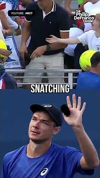 Polish CEO Steals Tennis Hat Souvenir From Child at US Open
