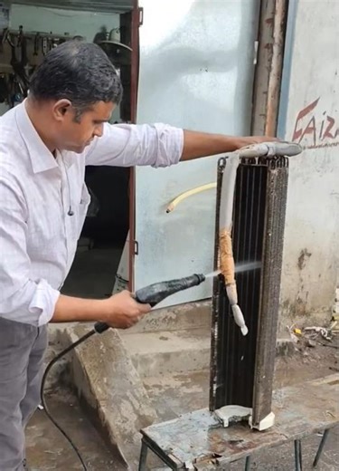 split ac indoor cail deep clean #shorts #shortvideo #ac