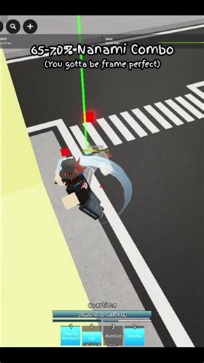 best nanami combo jjs update #jjk #jjs #jujutsushenanigans #jujutsukaisen #roblox