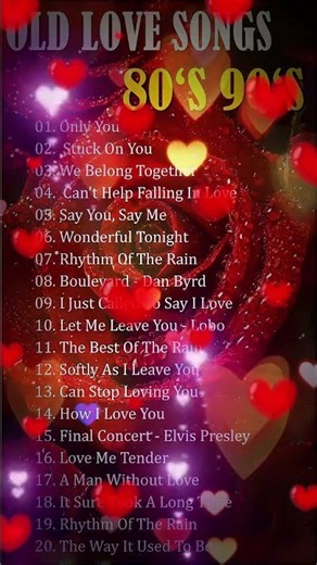 Old Love Songs 80's 90's