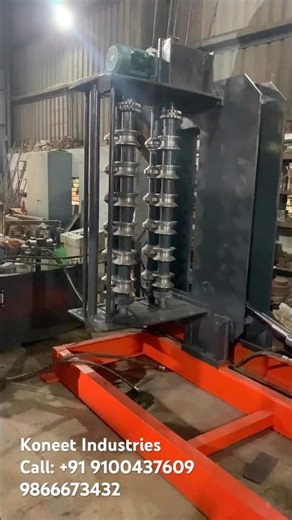 Horizontal-Vertical Roofing Sheet Crimping Machine.👨‍🔧⚙️ #rollformingmachine #trending