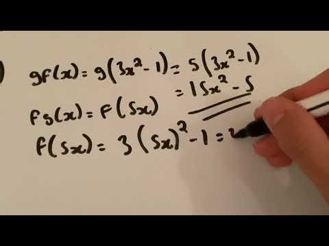 How to do composite and inverse functions