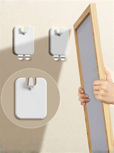 1pc/2pcs/4pcs/6pcs/8pcs/10pcs Hanging Hooks For No Drilling, Dedicated Hanging Nails, And Traceless Nails, Perfect For Photo Frames And Photo Walls On Mural Walls, High Load-Bearing Capacity, And Clean Wall Decorating Solution Without Drilling, Versatile Display For Portraits, Art Prints, Calendars, And Lightweight Decor, Quick Setup, Reusable And Flexible For Various Space Arrangements, Minimal Marking, Seamless Integration With Modern Interiors, Clutter-Wall Organization For Home Studios And L
