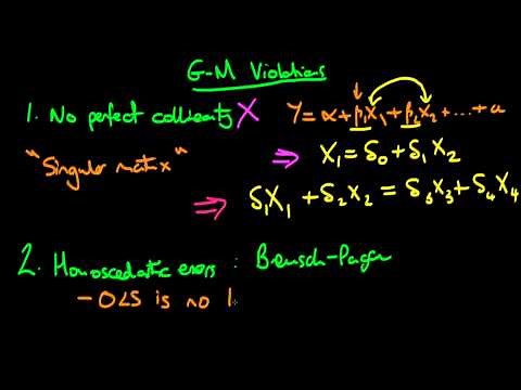 Gauss-Markov violations: summary of issues