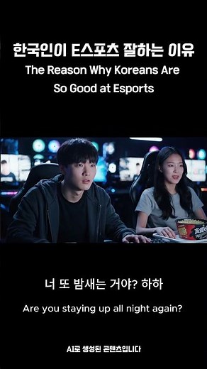 한국인이 E스포츠를 잘하는 이유 (The Reason Why Koreans Are So Good at Esports)