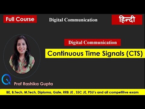 What Is Continuous-Time-Signals (CTS)? || Hindi
