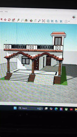 आज का सुन्दर डिजाइन, Best house elevation design idea #elevation #map #post