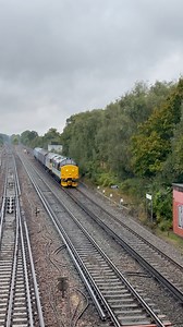BR Class 37 37401 “Mary Queen of Scots lead the LSL Loco Convoy consisting of Class 57 57003 “Inter City Railway Society” and Midland Pullman Class 43 43058 “Loch Eil” pass by Worting Junction this afternoon as they head for Crewe from Eastleigh Arlington. | Southern Steam Lad Photography