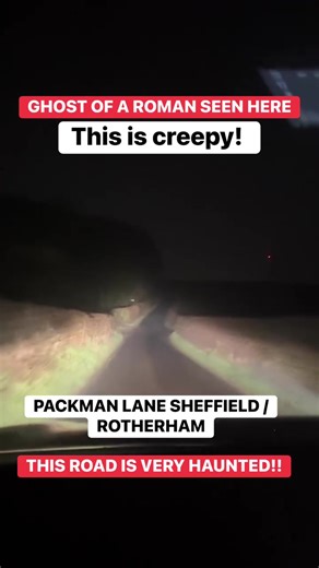 WTH!! Ghost seen when driving down the road! It’s on the left people spotted.. 👻👀🚙#hauntedroad