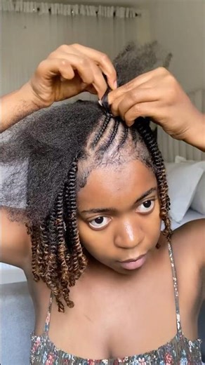 Spring twist and cornrows