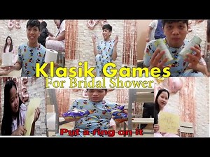 Bridal shower klasik games ideas