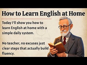 How to Learn English at Home || Graded Reader || Improve Your English Fluency ✅️