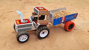 4.6M views · 96K reactions | How to make a mini tractor with trolley...