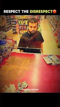 The cashier gave him 5-star customer service! 😂 #cctv #viral #comedy #fyp