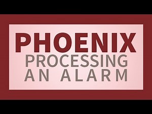 Processing an Alarm in the Phoenix Software