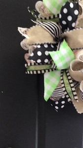 Buffalo Check Summer Wreath, Burlap Deco Mesh, Green and White - Etsy Canada