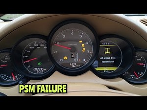 PSM Failure Porsche Cayenne S 92a 2 II All-wheel drive system fault ABS traction control brakes w...