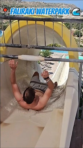 🤯 Kamikaze - Faliraki Waterpark Rhodes #shorts