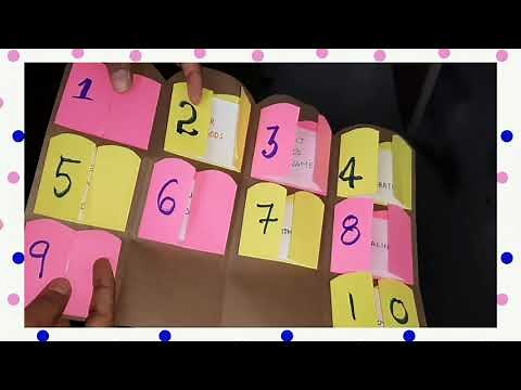 10 commandments । paper craft । sunday school ACTIVITY