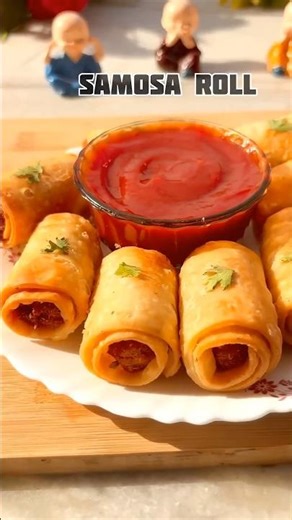 Smosa Roll Recipe #shorts #shortsfeed #viral #smosa #trending #ytshorts