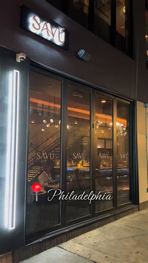 Keisha Renèe | Lifestyle & Travel Creator on Instagram: "SAVÚ is Philly’s Newest Restaurant 🔥 {Save & Share!} Located at 208 S. 13th St, Philadelphia PA 19107 right in the heart of center city Upscale, grown and sexy and a vibe are the best way to describe this new restaurant and lounge. The food was delicious, flavorful and came out quick. The drinks were tasty and strong (we had the blueberry lemon drop and the strawberry lemon drop) They have hookah a day night shift from the standard restau