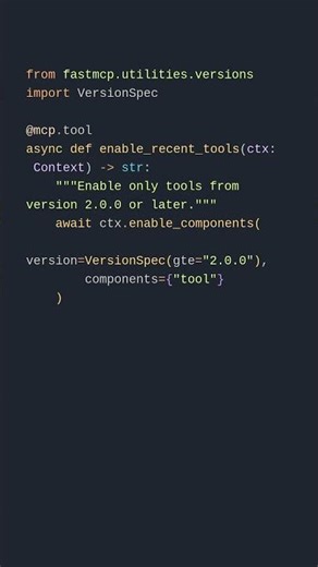 FastMCP Component Visibility Control - Part 9/11