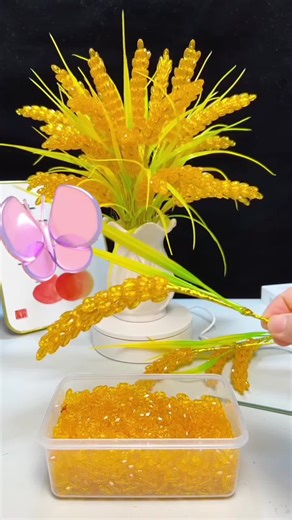 Handmade DIY Flower Beads for Home Decoration