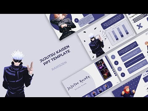 JUJUTSU KAISEN | FREE PPT TEMPLATE | RAN15JEN