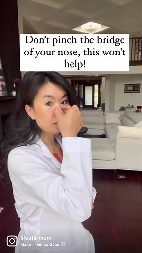 229K views · 890 reactions | Tips for stopping a nosebleed! #nosebleed #doctortips #familydoctor #familymedicine #earnosethroat #healthtips #doctormom #mommyblogger #momblogger #healthblogger #healthblog #doctorsofinstagram | Life of Dr. Mom - Stephanie Liu | Facebook