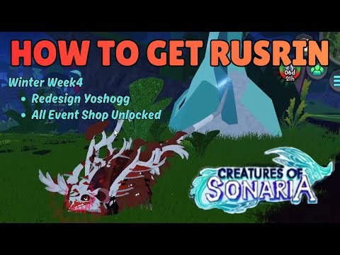HOW TO GET NEW RUSRIN IN CREATURES OF SONARIA [COS]