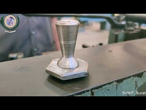 Form turning, taper turning and threading operations on lathe machine