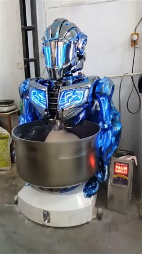 Future of Bakery: Robot Dough Mixer 🤖🥖 #shorts #viral #robot #Faizanlab