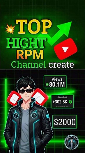 Top Hight RPM youtube faceless channel ideas 2026