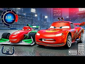 Holiday Lightning McQueen & Black McQueen Race - Cars 2: The Video Game