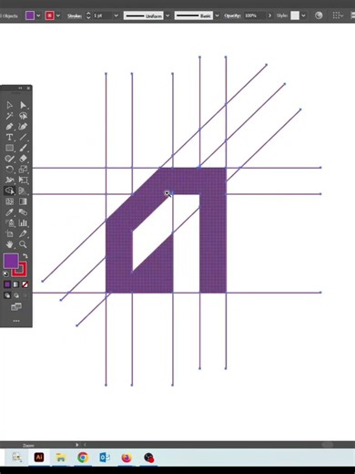 A1 stylish modern Lettering logo design. #logo #design #logodesign #adobeillustrator #shortsvideo