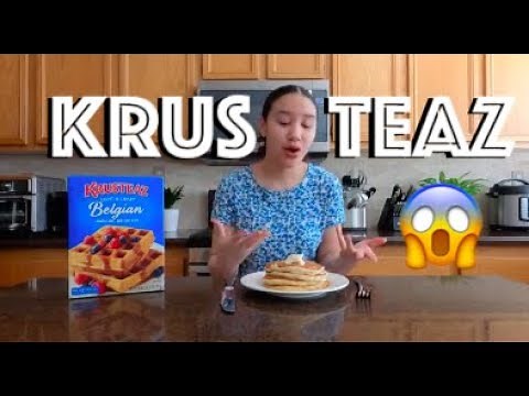 Pancakes Using Krusteaz WAFFLE Mix?! | N.K. Cookery