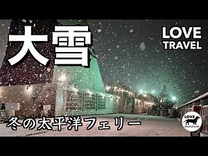【太平洋フェリー】犬と一緒に15時間の大雪の船旅 - LOVE TRAVEL