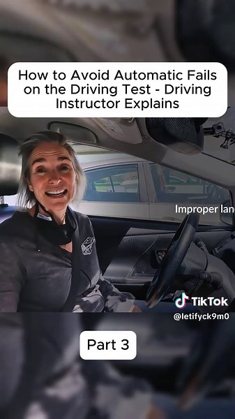 How to Avoid Automatic Fails on the Driving Test Driving Instructor Explains