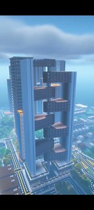 Modern Skyscraper in Minecraft | Timelapse | #builds #viral #minecraft | MinicraftEditz