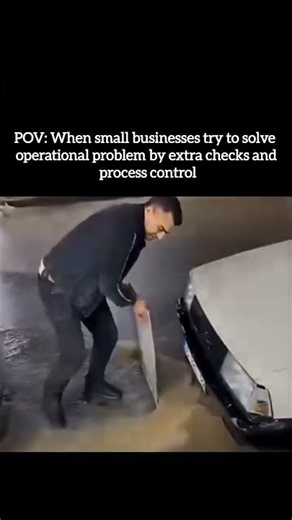 When small businesses tryto solve operational problem byextra checks and process control