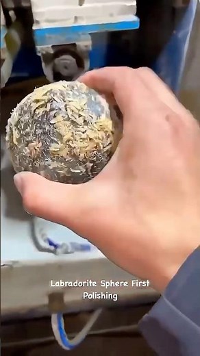 The Ultimate Labradorite Polishing Process 🔮 | From Rough to Shine