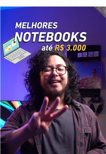 TOP 3 Notebooks até R$ 3.000! 😱💻 Separamos para vocês as 3 melhores indicações de notebooks básicos para estudos, atividades de escritório e jogos leves, anota aí: 1️⃣ Dell Inspiron i15 2️⃣ Samsung Galaxy Book4 3️⃣ HP 256R G9 Claro que existem algumas características a serem avaliadas, pois todos tem pontos positivos e negativos, que detalhamos no vídeo. Também temos uma