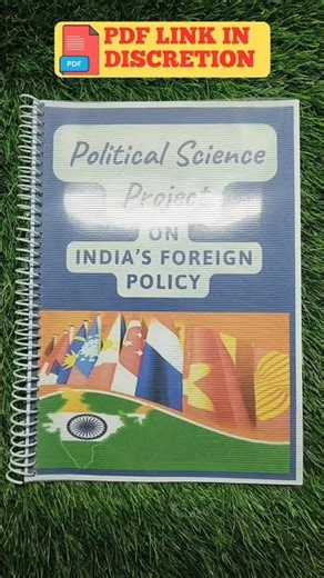 Political Science Project On India’s Foreign Policy #diy #project #class12 #politicalscience