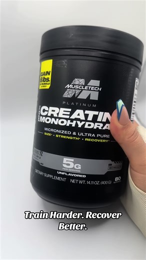 Fuel your workouts with MuscleTech Platinum Creatine 💪 Each serving delivers 5g of pure creatine monohydrate to support strength, power, and lean muscle growth. Unflavored, easy to mix, and perfect for any training routine—whether you’re lifting heavy or pushing endurance. Add it to your daily stack and level up your performance 🔥#foryoupageofficiall #viraltiktok #creatinmonohydrate #workoutsupport #preworkout